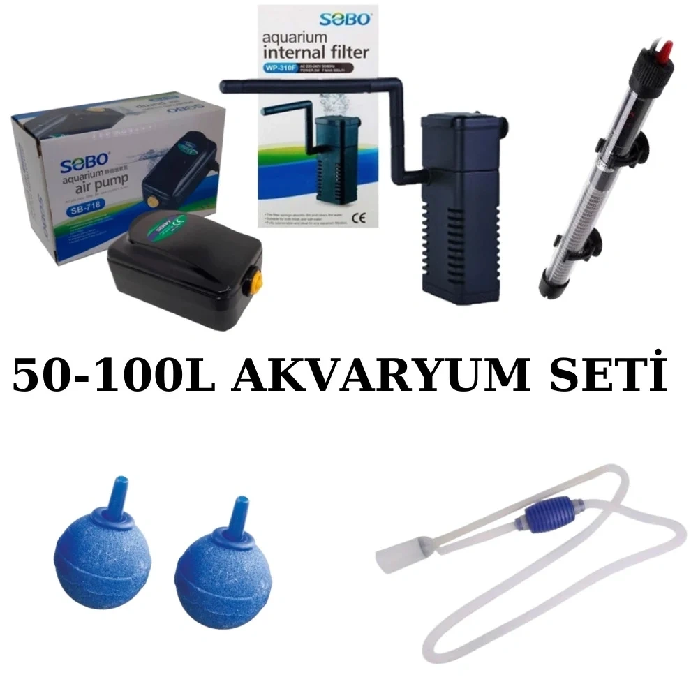 100L AKVARYUM SETİ (2) 50-100L Akvaryum Seti - Görsel 1