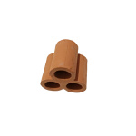 Küçük Vatoz Tüpü Kahverengi Üçlü